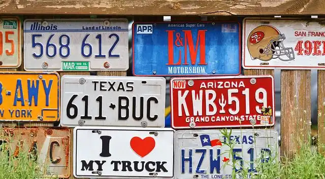 license-plate image